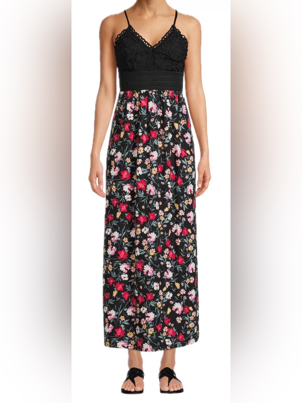 Faded Rose Maxi Dress. Size XL.